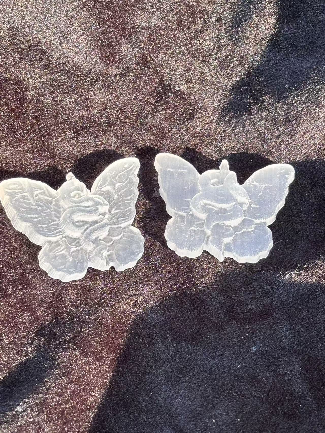 Butterfly and Snake,Natural Moroccan plaster,30g