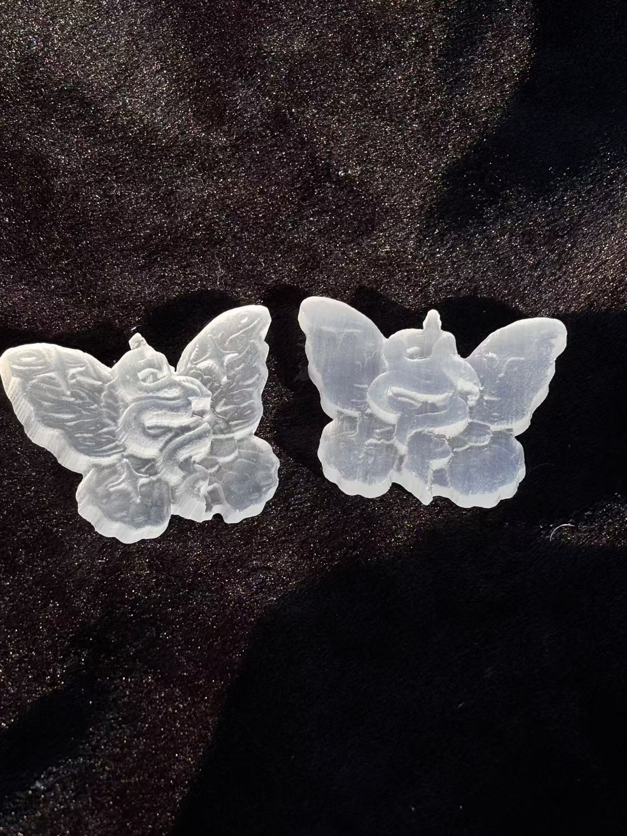 Butterfly and Snake,Natural Moroccan plaster,30g